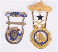ORDER OF SONS OF SAINT GEORGE MEDAL LOT IN GOLD