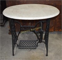 Marble Top with Sewing Base