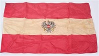 WWI IMPERIAL AUSTRIAN SILK FLAG RARE VARIANT WW1