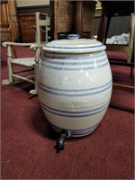 5 GAL BLUE STRIPPED WATER COOLER