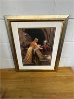E.B. Leighton 'Godspeed' Print framed