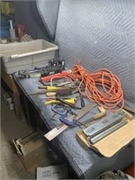 Extension cord, quantity of drawer slides, car