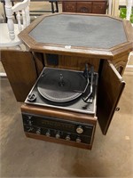 Mid century modern magnavox stereo record player