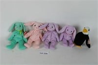 5 assorted TY Beanie Babies