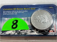 2000 $5 Silver Maple Leaf