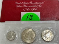 Uncirculated Bicentennial Silver Set