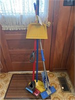 Broom, mops, cleaning tools