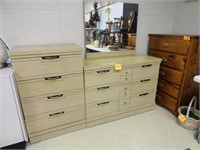 (2) Vintage Dressers – One w/ Mirror