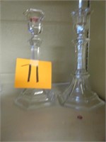 Glass Candlesticks