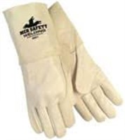12 XL Cowhide with Leather Cuffs Gloves