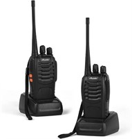 2 Pack Ansoko Walkie Talkies, Rechargeable