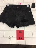 10 Charcoal Denim Shorts, Assorted Sizes