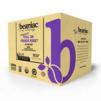 beaniac Full On French Roast K Cup Pods