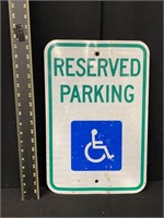 Handicap Parking Metal Sreet Sign