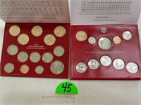 2012 Denver and 2017 Denver Uncirculated Mint Sets