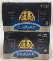 (2) KICHLER JEWEL 1 LIGHT MINI PENDANTS IN THE BOX