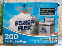 MM  power flex 200 tall kitchen trash bags
