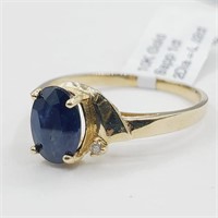 Sapphire & Diamond Ring-Unused