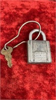 Antique Lock by Chicago Lock Co.-with working key