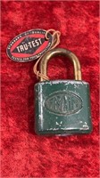 Antique Lock by FRAIM with Tru- Test tag