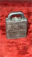 Antique Lock by Master Lock Co. -uniquely small