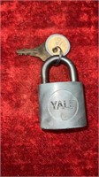Antique Lock by YALE & Towne Co. with working key