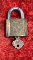 Antique Lock by ILCO with Ordinance Dept logo
