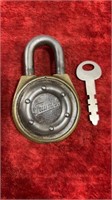 Antique TRIUMPH Lock-with original key