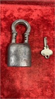 Antique Lock by SEGAL with key