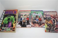 Four Long Form Comics Hulk, Justice League, Batman
