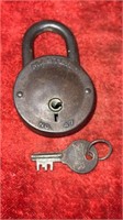 Antique MASTER Lock & key