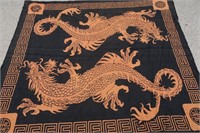 Unique Large Black Dragon Banner