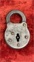 Antique IRONSIDES 6 Lever Lock