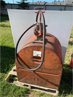 300 Litre Slip tank with hand pump.