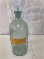 AMH2362 Vintage Formaldehyde Bottle Glass Empty