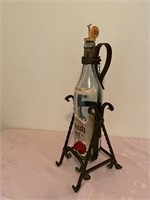 Wrought Iron Liquor Bottle Stand