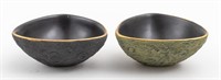 Christina Salusti Ceramic Bowls, Pair