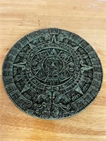 Vintage Mexico Resin Mayan Calendar Wall Decor MCM