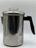 Vintage Coffee Pot Flint Ware Stove Top 8 Cup
