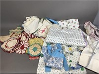 Vintage potholders and aprons