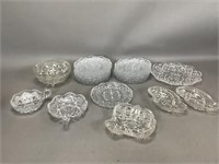 Cut and Pressed Glass lot