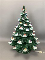 Ceramic Musical  Christmas Tree