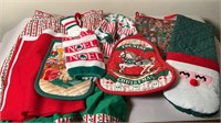 CHRISTMAS APRONS AND TOWELS