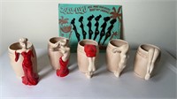 RISQUE MUGS AND SWIZZLE STICKS