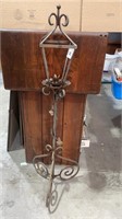 Cast Iron Candle Holder 48" Tall
