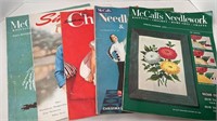 (6) 1950'S SEWING MAGAZINES