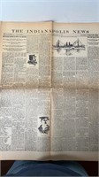 INDIANAPOLIS 1898 NEWSPAPER