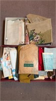 VINTAGE MATERIAL AND CRAFT PROJECTS