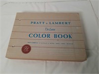 MIDCENTURY PRATT AND LAMBERT COLOR BOOK
