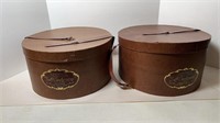 2 MENS HATS WITH BOXES